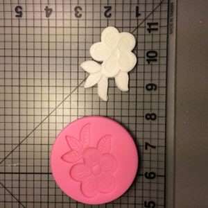 Flower and Leaves 771 Silicone Mold (1)