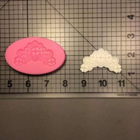 Flower in Heart 770 Silicone Mold (1)