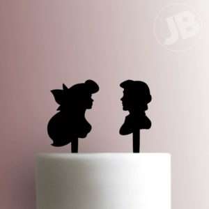 Ariel and Eric Cake Topper 100