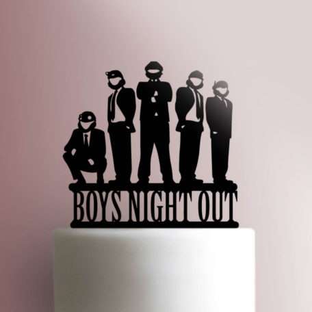 Boys Night Out Cake Topper 100