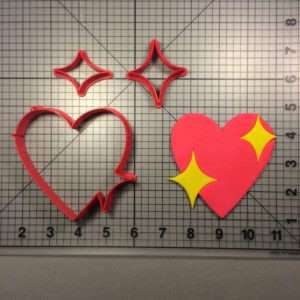 Heart Emoji 100 Cookie Cutter Set