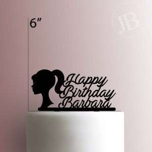 Custom Barbie Happy Birthday 225-543 Cake Topper