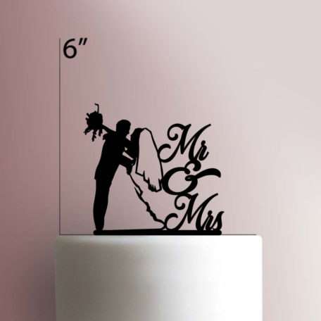 Mr. and Mrs. 225-237 Cake Topper