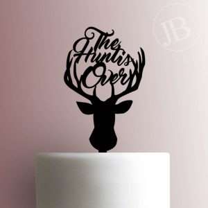 The Hunt Is Over 225-287 Cake Topper