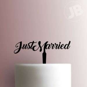 Just Married Cake Topper 101