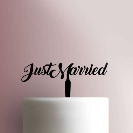 Just Married Cake Topper 101