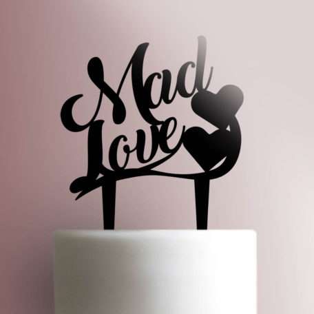 Mad Love 100 Cake Topper