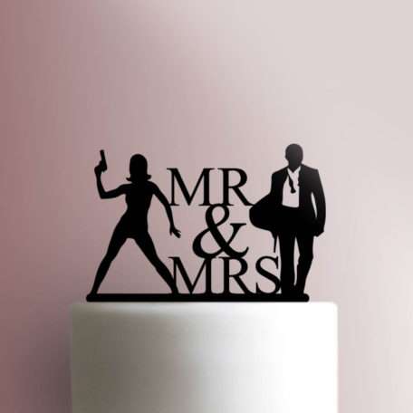 Mr. and Mrs. Cake Topper 106