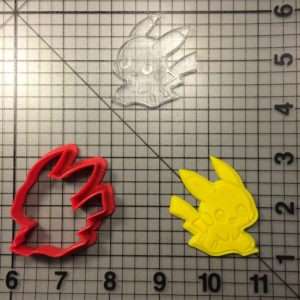 Pikachu 101 Cookie Cutter and Stamp (embossed 1)