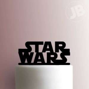 Star Wars Logo Cake Topper 100