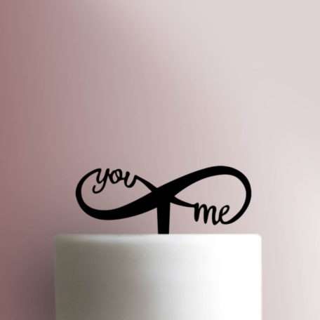 You and Me Infinity Cake Topper 100
