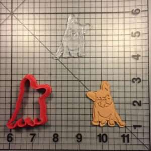 French Bulldog 101 Cookie Cutter and Stamp (embossed 1)