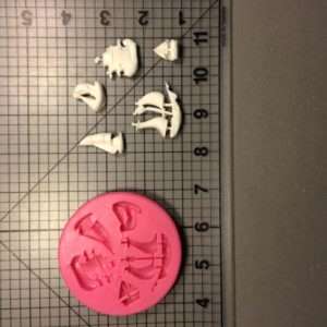 Pirate Ships 563 Silicone Mold (1)