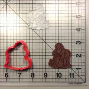 Santa 102 Cookie Cutter and Stamp (embossed 1)