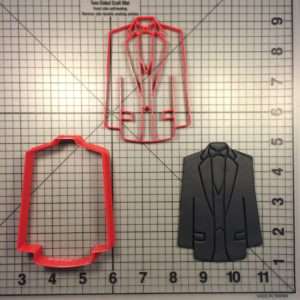 Tuxedo Jacket 100 Cookie Cutter and Stamp