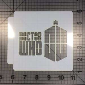 Doctor Who Logo Stencil 100