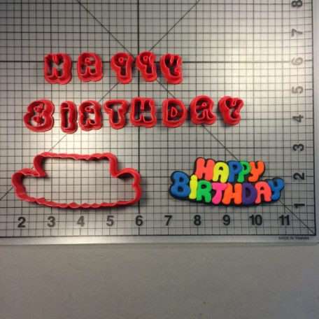 Happy Birthday Jelly 100 Cookie Cutter Set