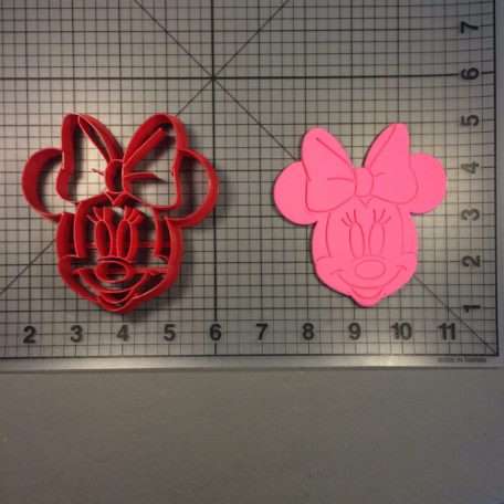 Minnie Mouse Head 101 Cookie Cutter