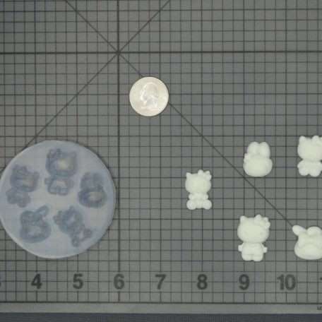 Hello Kitty 745-010 Silicone Mold (1-Front)