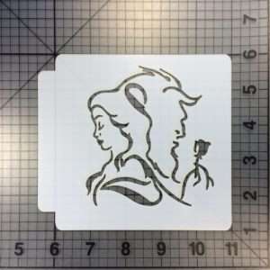 Beauty and the Beast Stencil 101