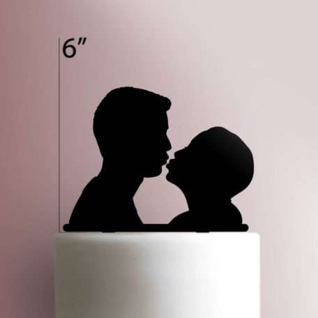 Couple Kissing Cake Topper 100
