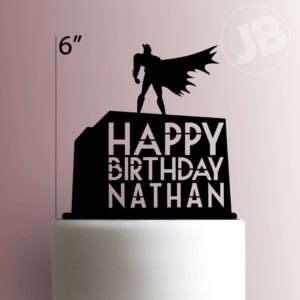 Custom Batman Happy Birthday Cake Topper 100