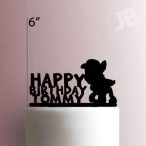 Custom Rocky Happy Birthday Cake Topper 100
