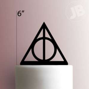 Deathly Hallows Cake Topper 100