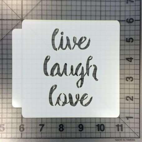 Live Laugh Love Stencil 100