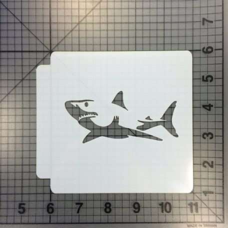 Shark Stencil 100