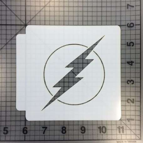 The Flash Logo Stencil 100