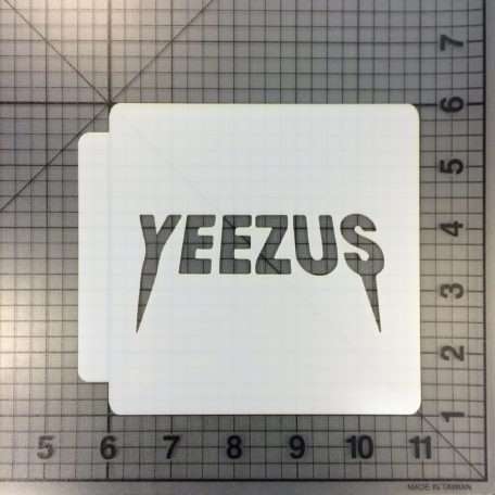 Yeezus Logo Stencil 100
