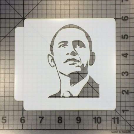 Barack Obama 100 Stencil