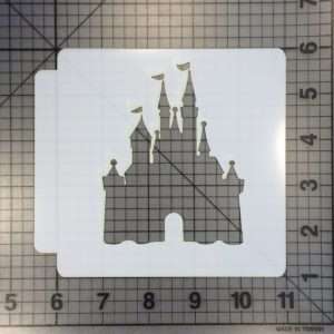 Disney Castle 100 Stencil