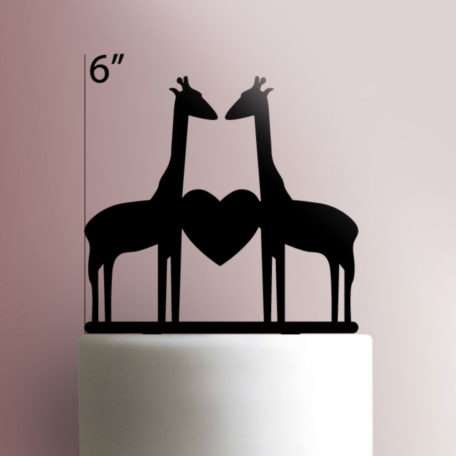 Giraffe Couple Cake Topper 100