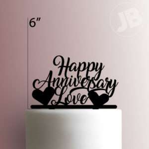 Happy Anniversary Love Cake Topper 100