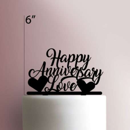 Happy Anniversary Love Cake Topper 100