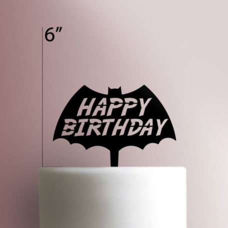 Happy Birthday Batman Cake Topper 100