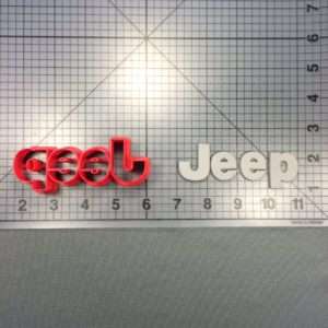 Jeep Word Logo 100 Cookie Cutter