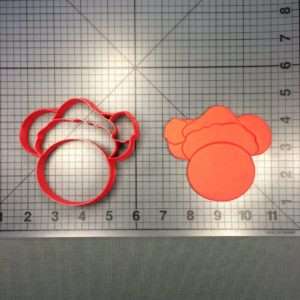 Mickey Santa Hat 101 Cookie Cutter (Clubhouse Character 139 Cookie Cutter)
