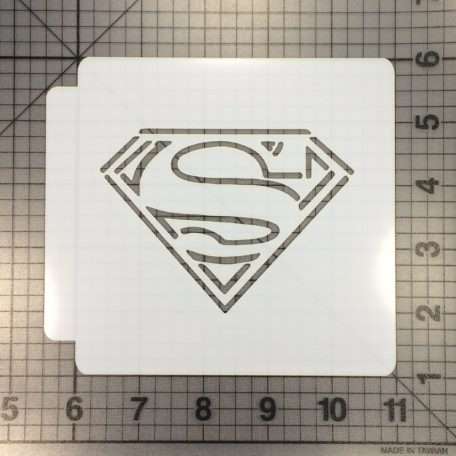 Superman Logo Stencil 100
