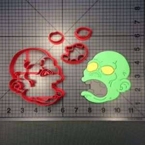 Zombie Face 103 Cookie Cutter Set