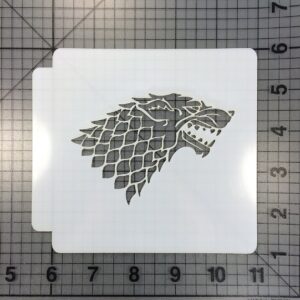 Game of Thrones Stark 100 Stencil