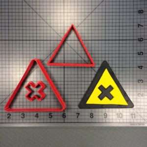 Warning Sign 101 Cookie Cutter Set