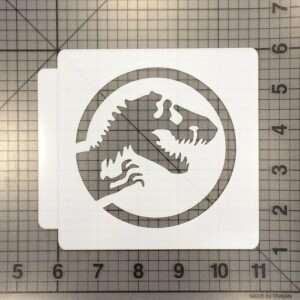 Jurassic Park Logo Stencil 100