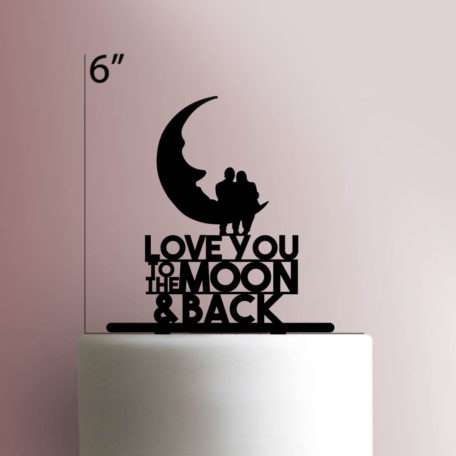 Love You to the Moon and Back Cake Topper 225-015