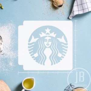 Starbucks Logo Stencil 100