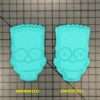 The Simpsons - Bart Simpson 100 Cookie Cutter and Acrylic Stamp