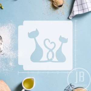 Cats Intertwined 783-073 Stencil