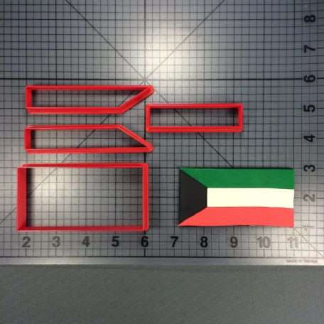 Kuwait Flag 266-151 Cookie Cutter Set
